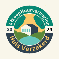 Huur met een vast bedrag huur afkoophuurverhoging logo